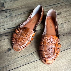 Sabatini genuine leather sandals size 8